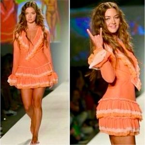 NWT We are Hah, Mags about You Ruffle Mini Dress, XS